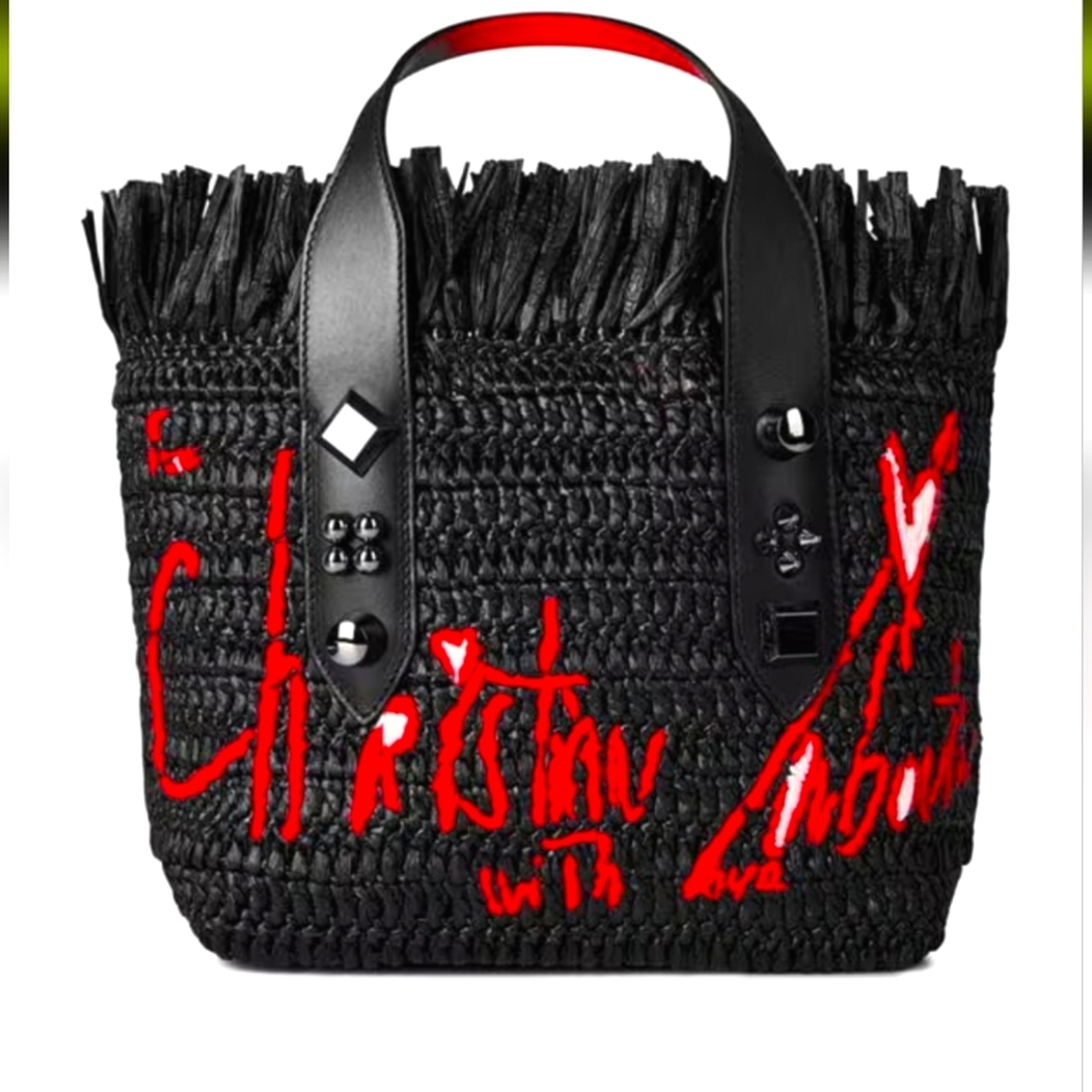 Christian Louboutin Frangibus Logo-Embroidered Tote Bag